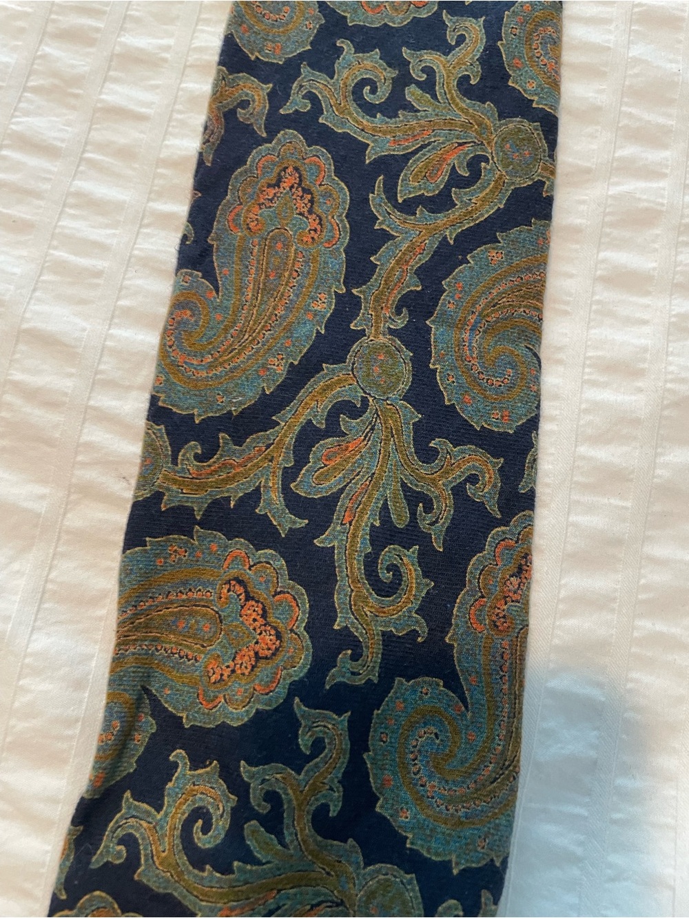 Liberty of London Navy Paisley-Print Women's Skirt
